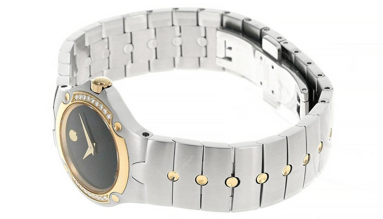 Movado diamond online bezel