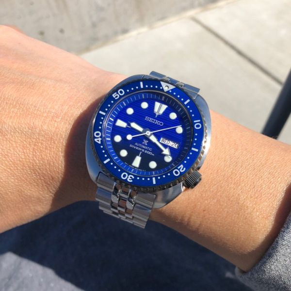 FS: Seiko Save The Ocean Turtle SRPC91 on Strapcode Angus Jubilee bracelet  | WatchCharts