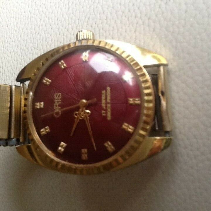 Oris Vintage Watch Coin Bezel Gold Plated Immaculate Manual