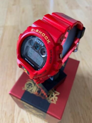 CASIO G-SHOCK ONE PIECE MONKEY D LUFFY FIRE RED DW-6900 JAPAN