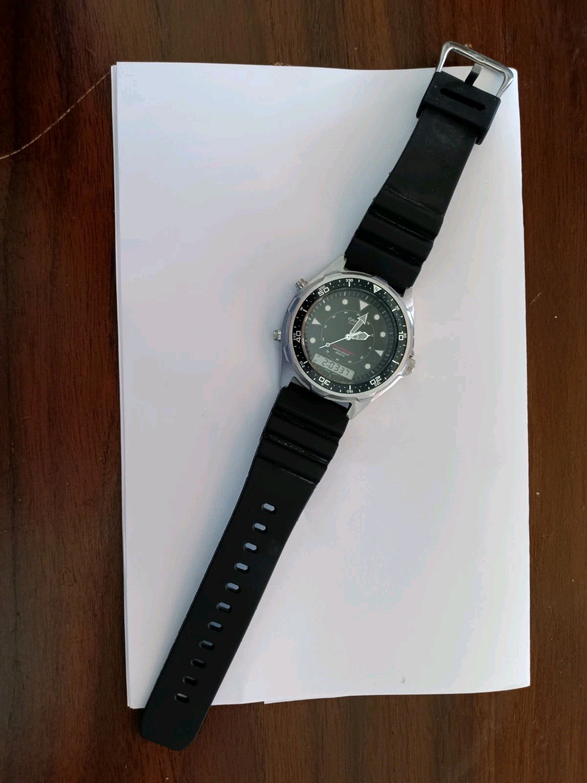 Cinturino Orologio Casio 22mm Nero AMW-320R AMW-330B AMW-S320 - Foto 3