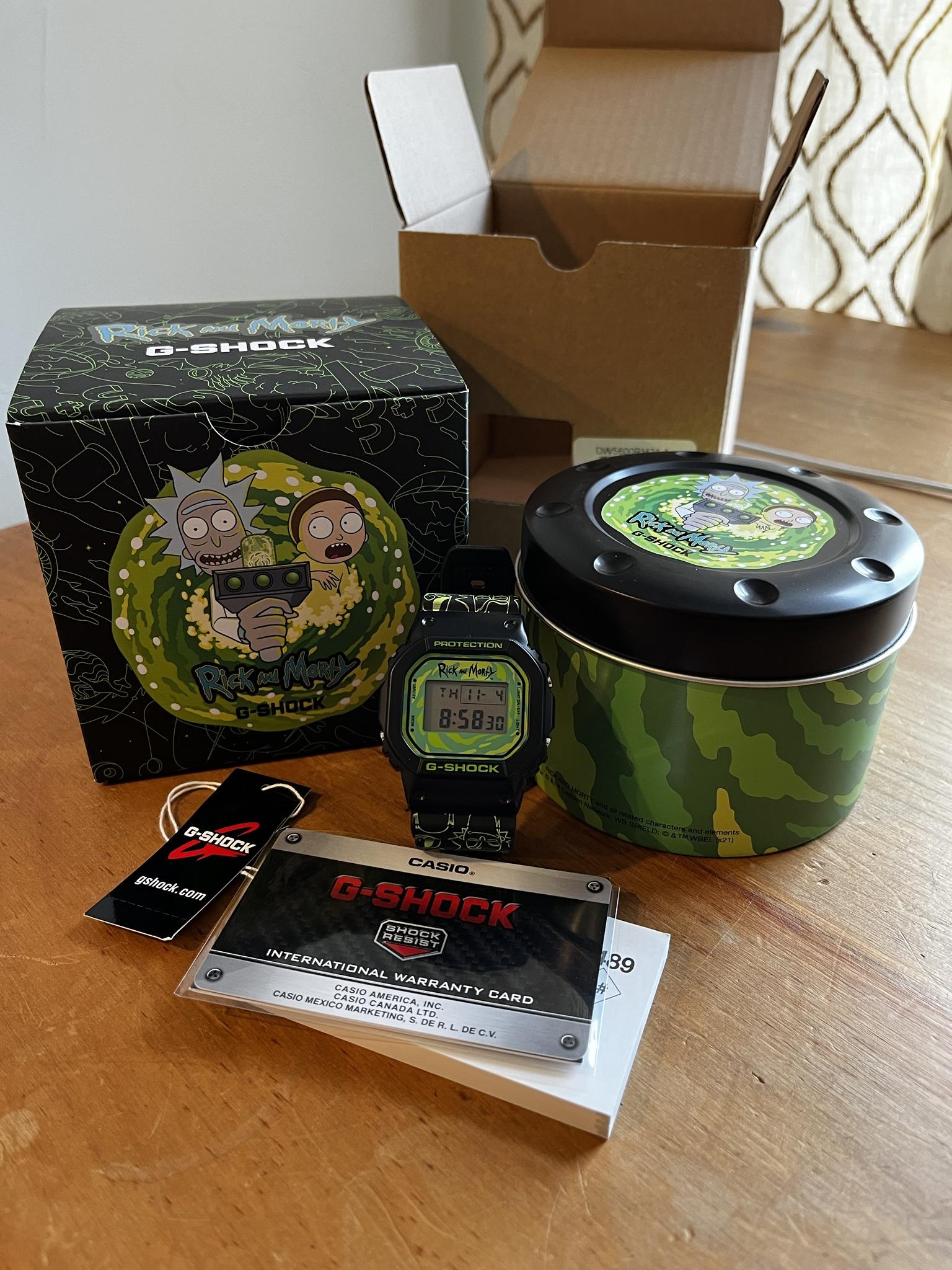 G-Shock DW5600RM21-1 'Rick and MORTY