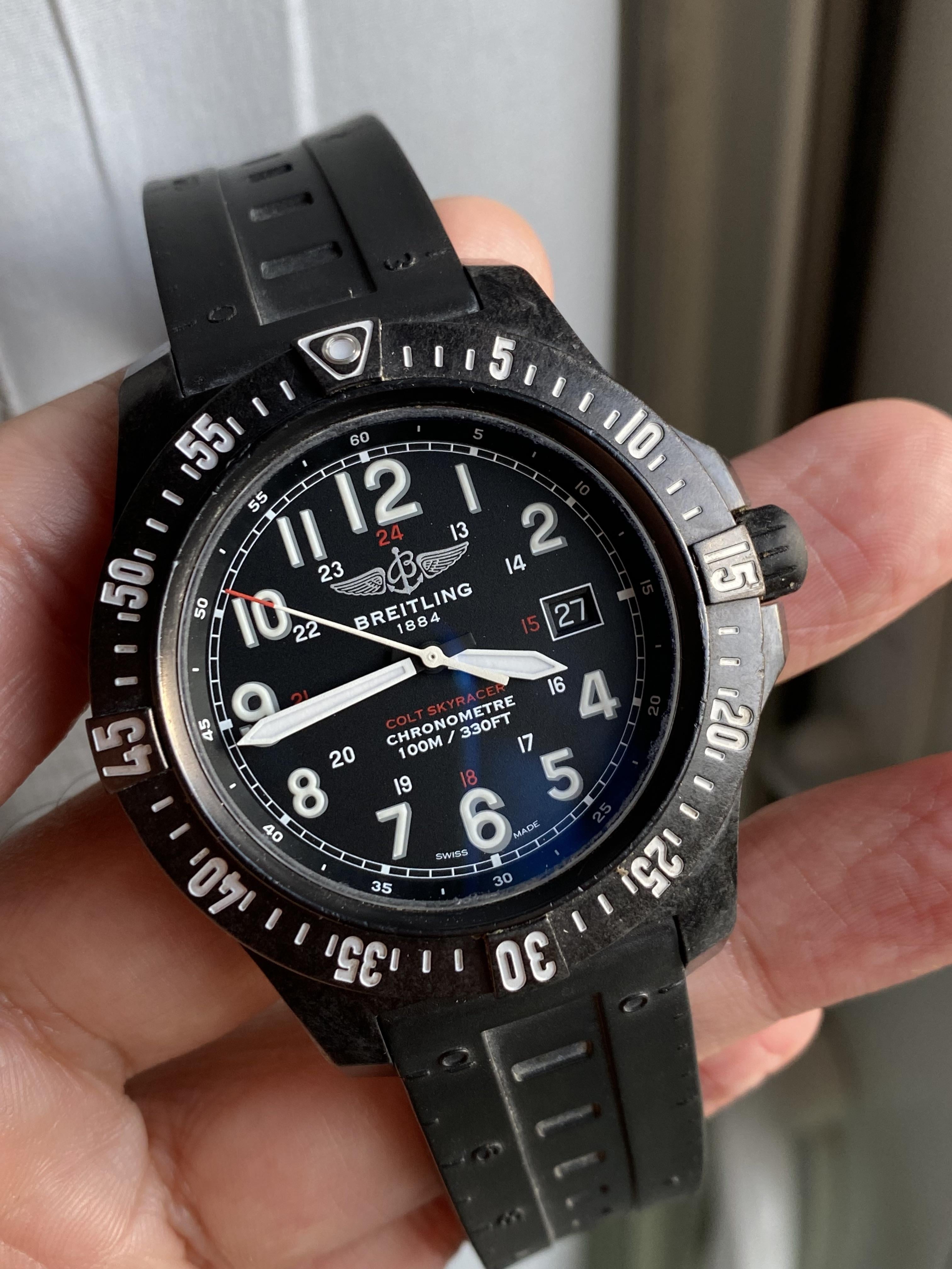 WTS Breitling Colt Skyracer. Caliber 74 Superquartz movement