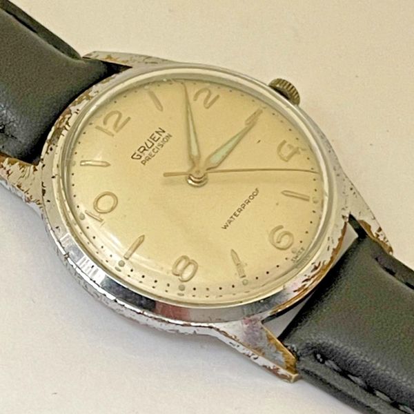 Gruen Precision, Cal. 180, Men's Dress Watch, 1952