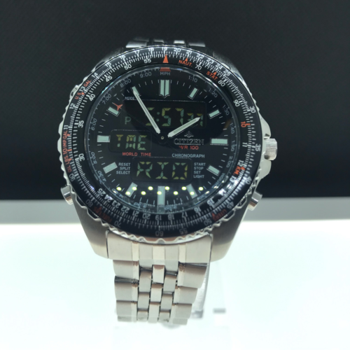 Citizen chronograph wr100 on sale manual