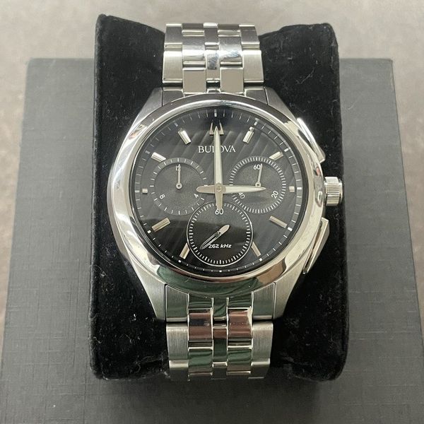 96a186 Men's Curv Chronograph Watch Bulova Brand Bulova Curv