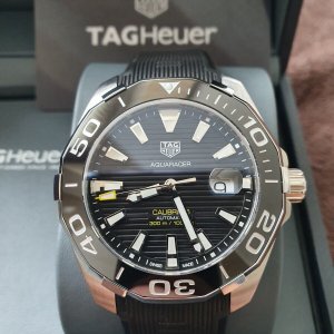 TAG Heuer Aquaracer Watch Calibre 5 Automatic Men 43 mm - WAY201A.FT6142