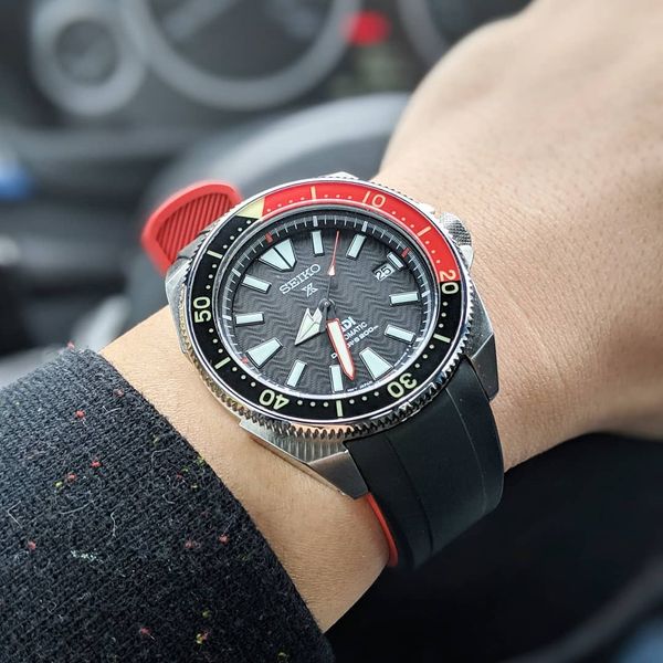 Seiko SRPB99 Samurai Pepsi Padi - with extra mods - a beautiful watch |  WatchCharts