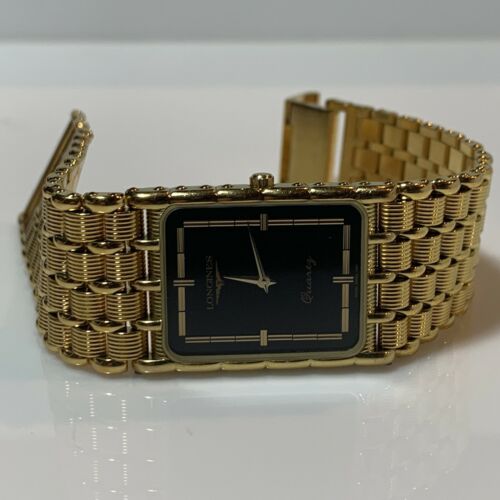 Longines Fancy Dress Watch Gold Plated Band CMZ 5712