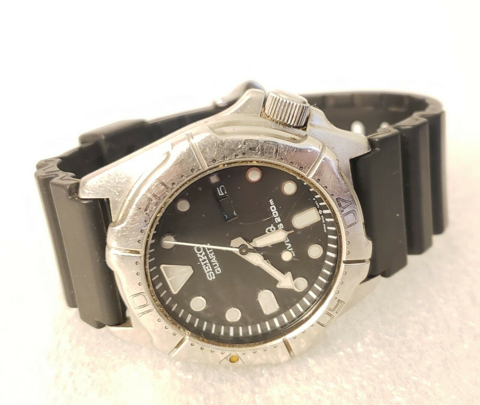 Rare Seiko Analogue Quartz Diver Watch Seiko 5H26-7A00 Seiko 200m |  WatchCharts
