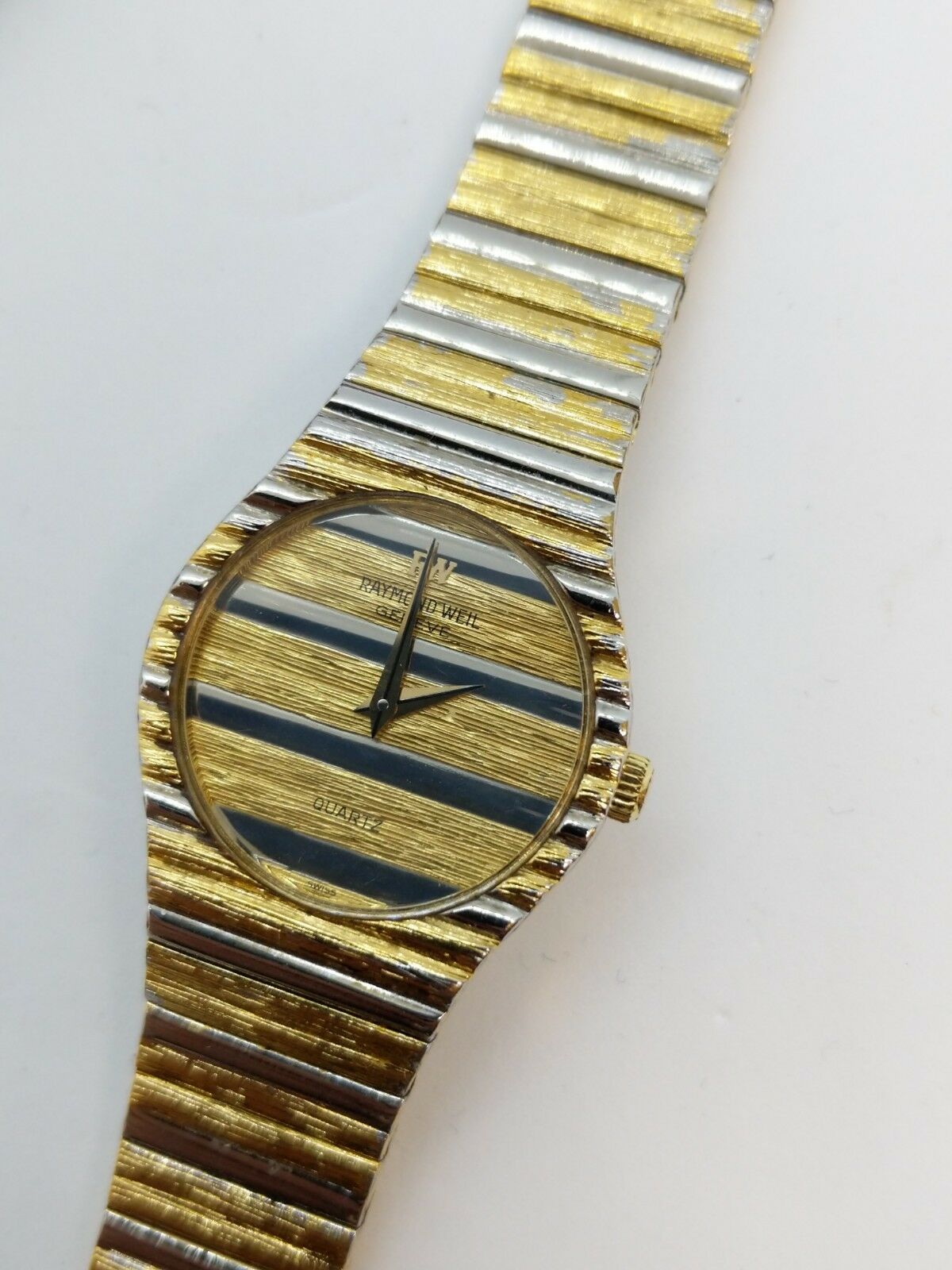 Raymond Weil 9022 - 18K Gold Electroplated Quartz Watch - 28mm 