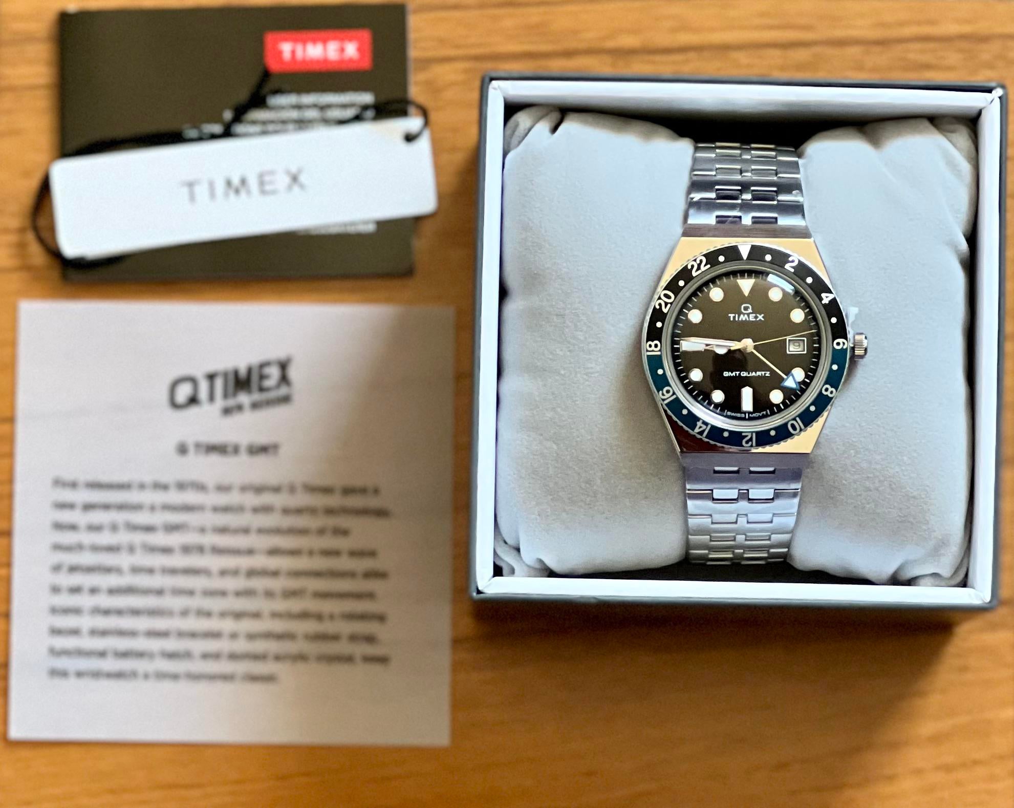 WTS] New Unworn Timex Q GMT Batman Limited Edition TW2V38100VQ 