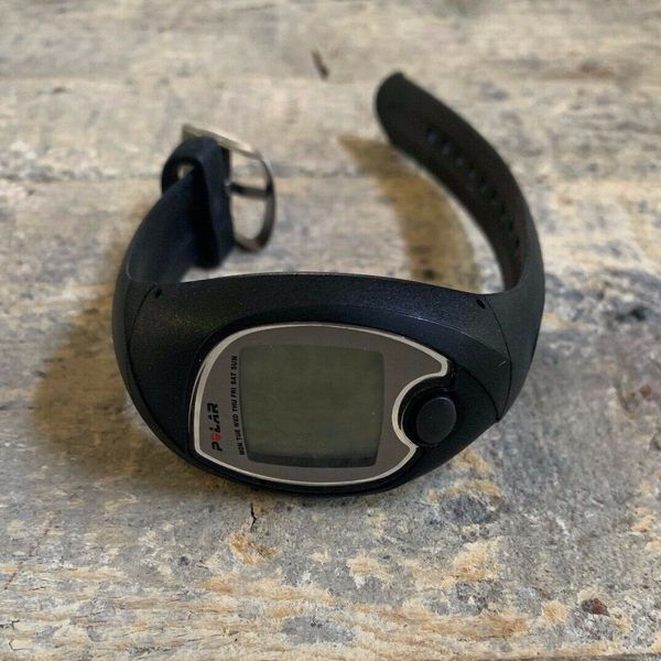 POLAR ELECTRO BLACK WATCH CE0537 "NEW" needs battery WatchCharts