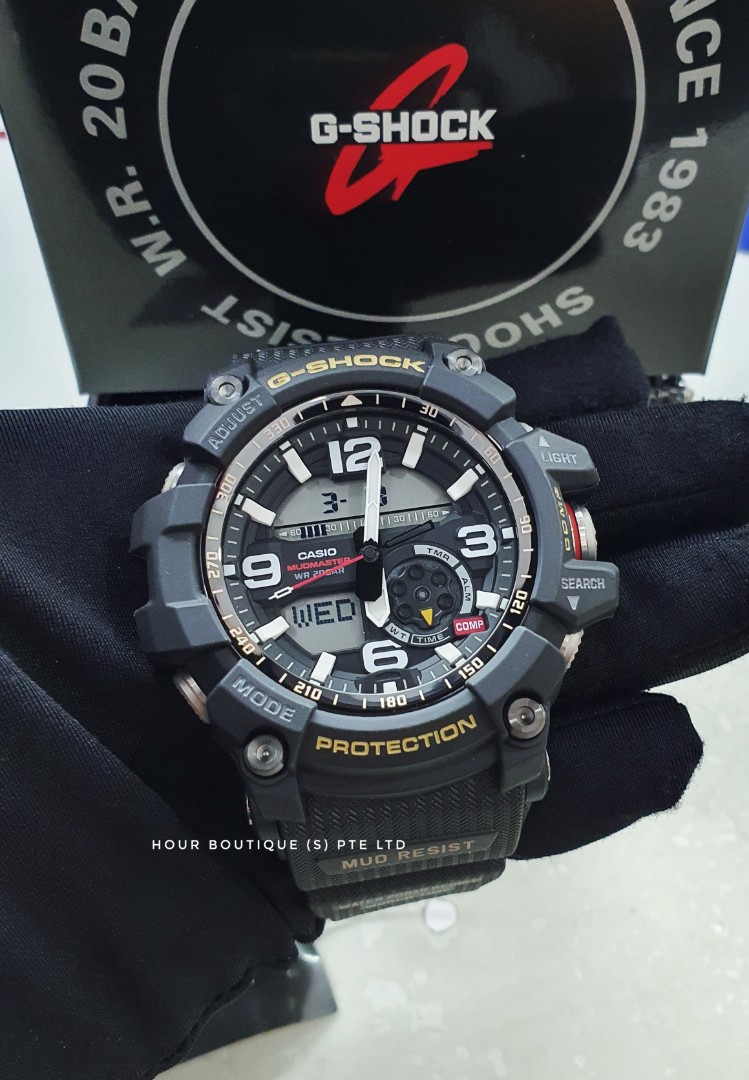 Casio Gshock Mudmaster Twin Sensor Men S Outdoor Casual Watch Gg 1000 1adr Gg1000 Watchcharts