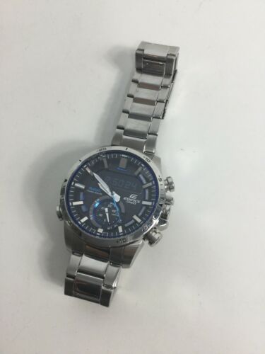 Mens Casio Edifice Tough Solar Bluetooth Watch 5537 ECB-800 READ