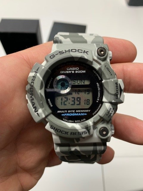 FS Casio G-SHOCK BRAZILIAN FROGMAN Camouflage GW-200CF-7JF