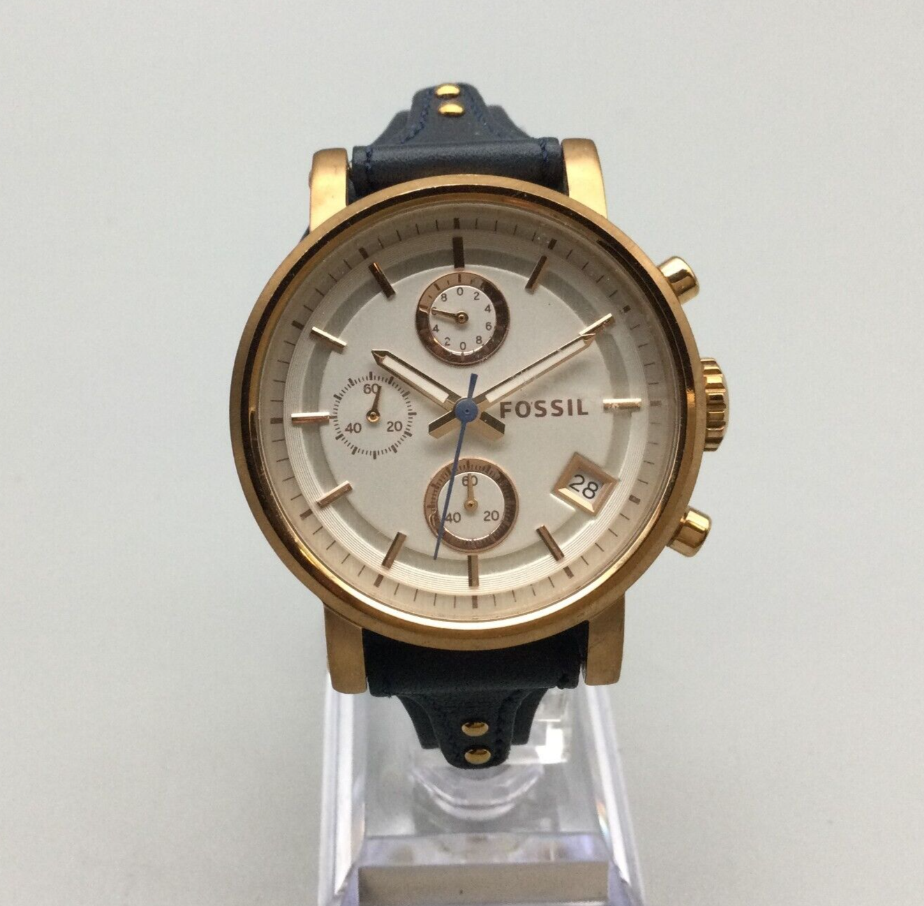 Fossil boyfriend outlet rose gold