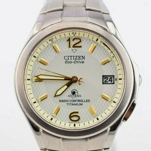 K432 Vintage Citizen Attesa Eco Drive Titanium Solar Watch Gn 4w S Japan 144 1 Watchcharts