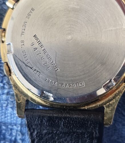 仙鹤36 Vintage Men's Seiko 7T36-6A29 Watch | WatchCharts Marketplace