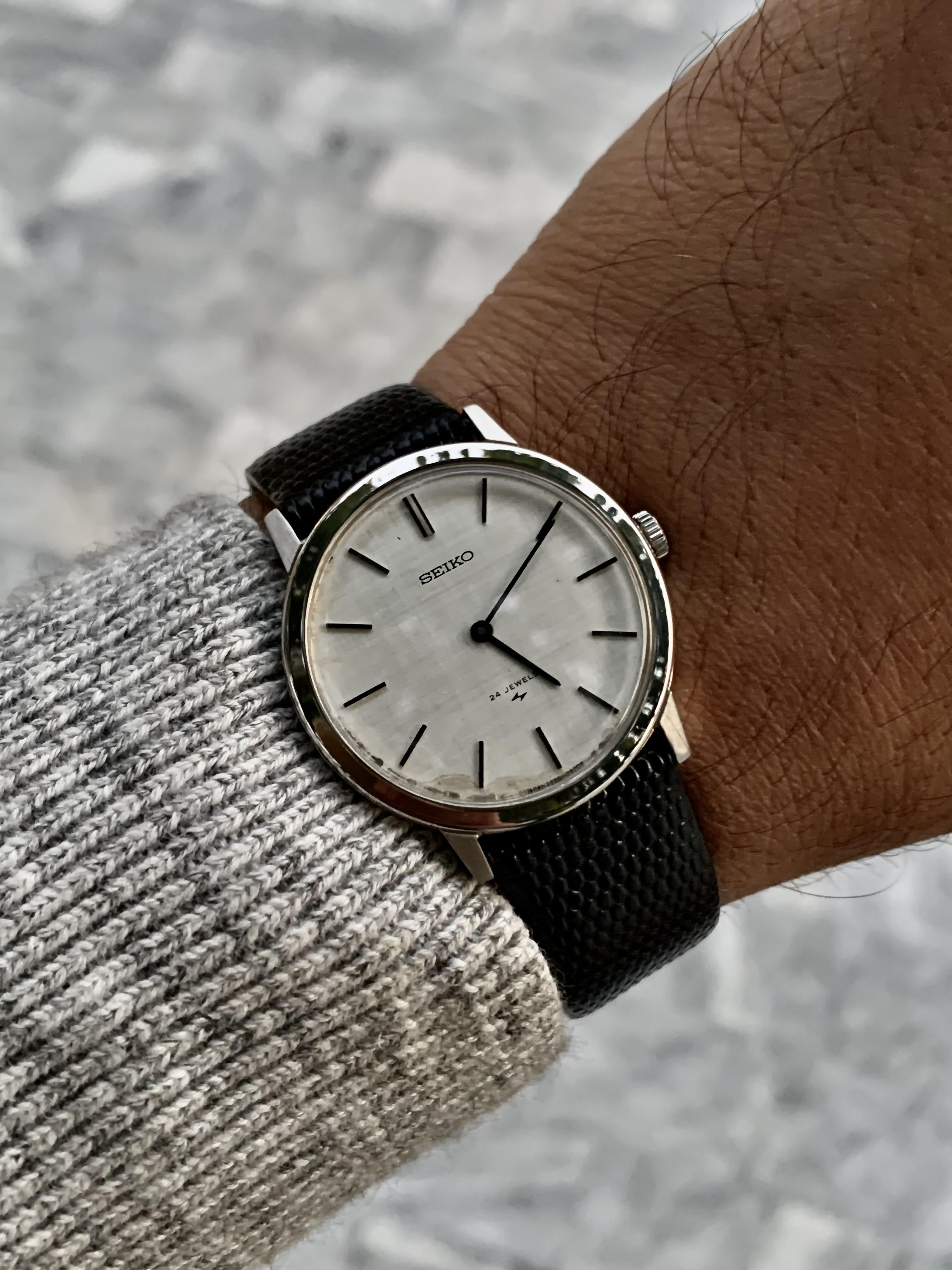 WTS] Seiko Chariot - 2559-0181 - JDM - Patina Linen Dial 1970 - 24