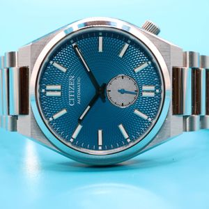 CITIZEN ECO-DRIVE E010-K16393 BLUE DIAL WOMEN display picture 3