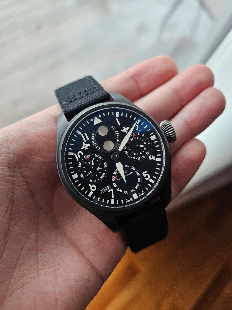 Iwc big pilot hot sale top gun perpetual calendar