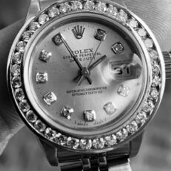 Rolex Datejust 179174 Wrist Watch Women’s with Diamond Bezel Appraised