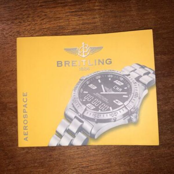 Breitling aerospace manual, like new WatchCharts Marketplace