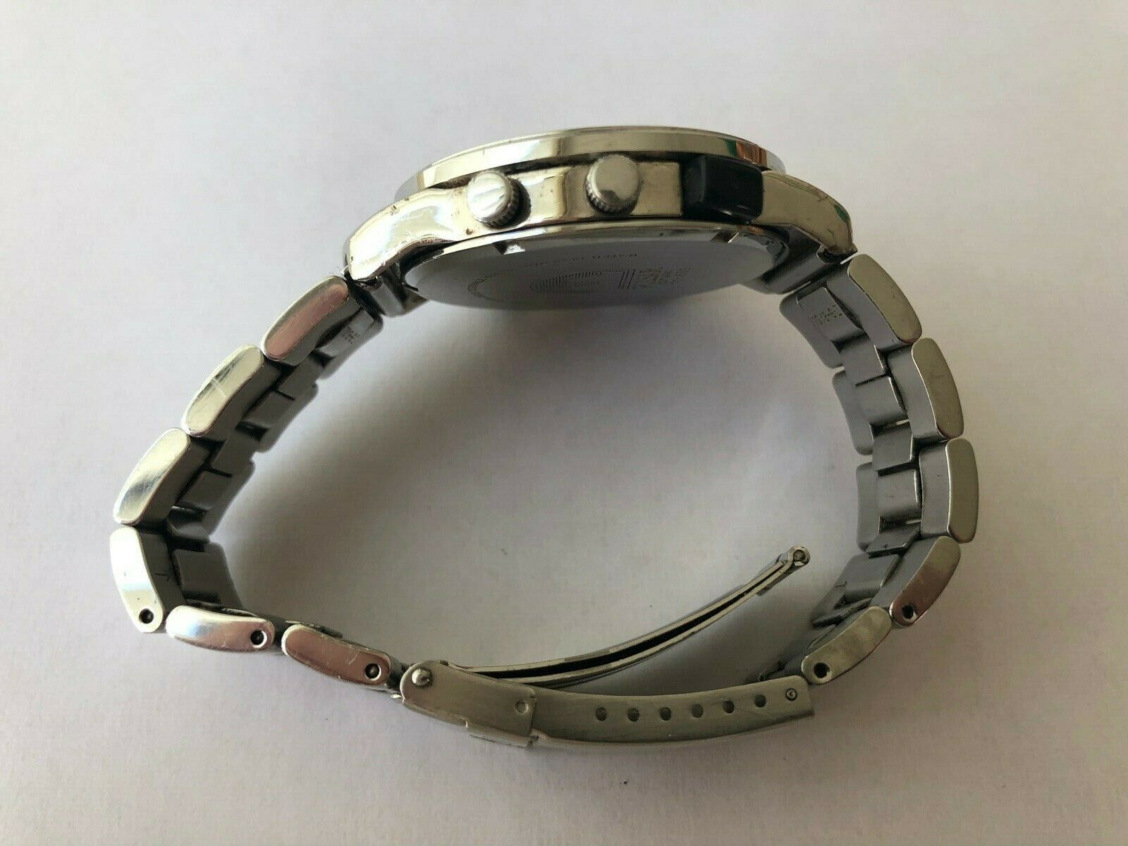Vintage Yellow Mens Pulsar by Seiko Chronograph Watch y182 6d10