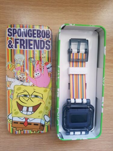 Spongebob & Friends Digital Watch & Tin Squarepants movie Burger