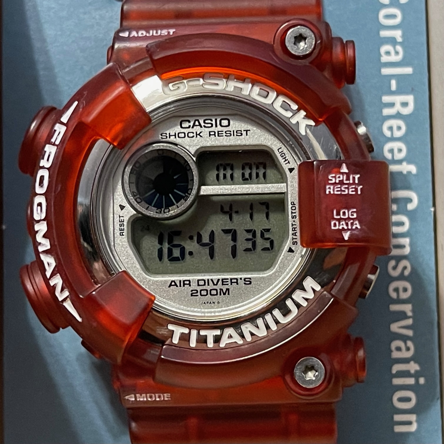 WTS] Casio G-Shock DW-8201WC-7T WCCS Frogman Red Jelly