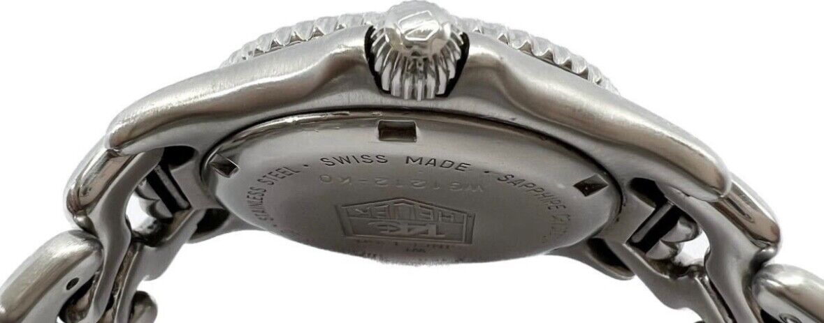 Tag Heuer Sel WG1212-K0 White Dial Mens Quartz Date Antique Watch