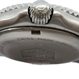 Tag Heuer Sel WG1212-K0 White Dial Mens Quartz Date Antique Watch