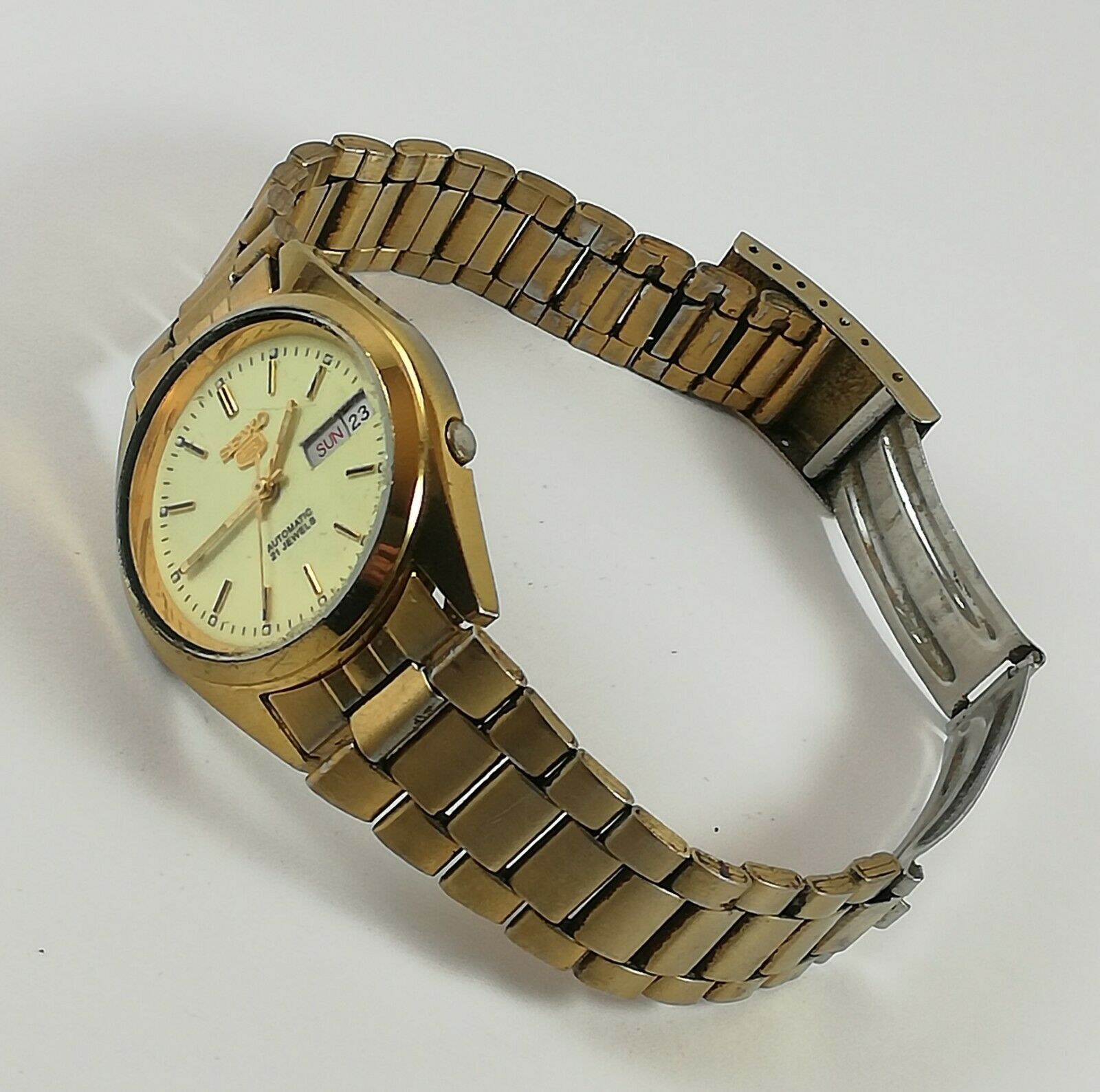SEIKO 5 自動巻き AUTOMATIC 21 JEWELS Seiko 5 Sports Men's Black Watch - 7S26-3040 for sale online