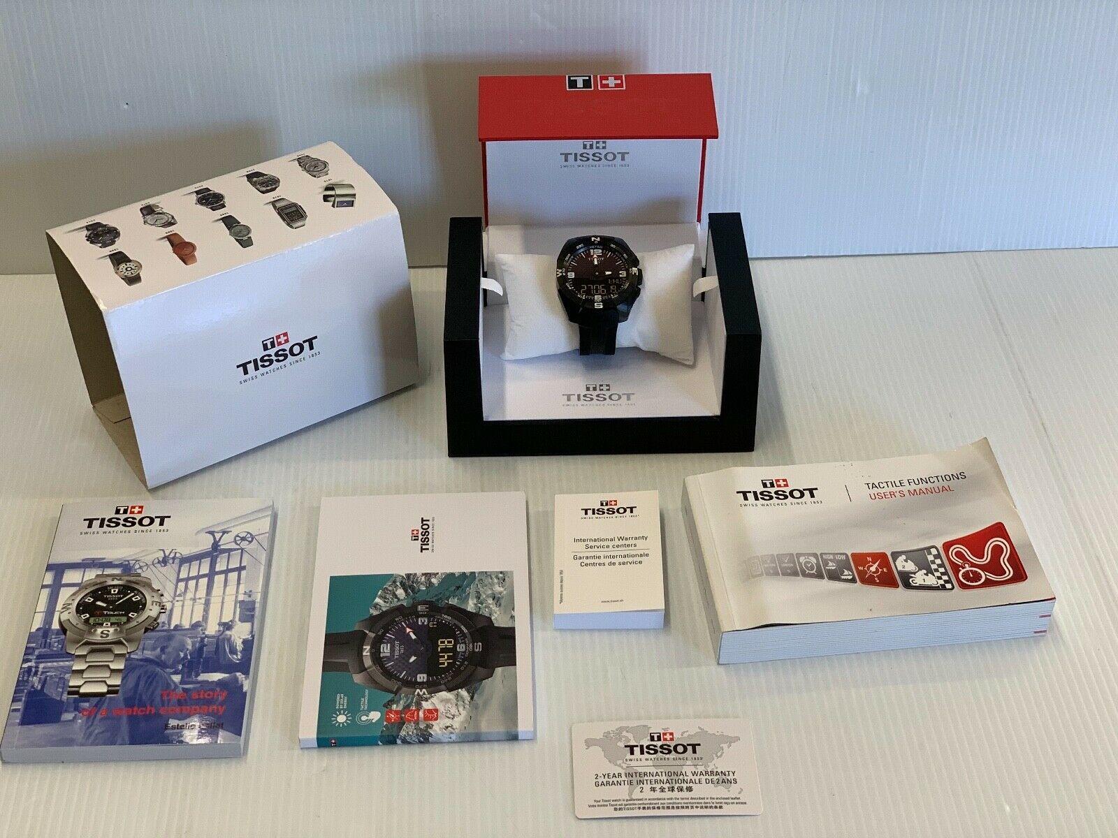 Tissot Touch Solar Titanium T091420 A With Box and Manuals