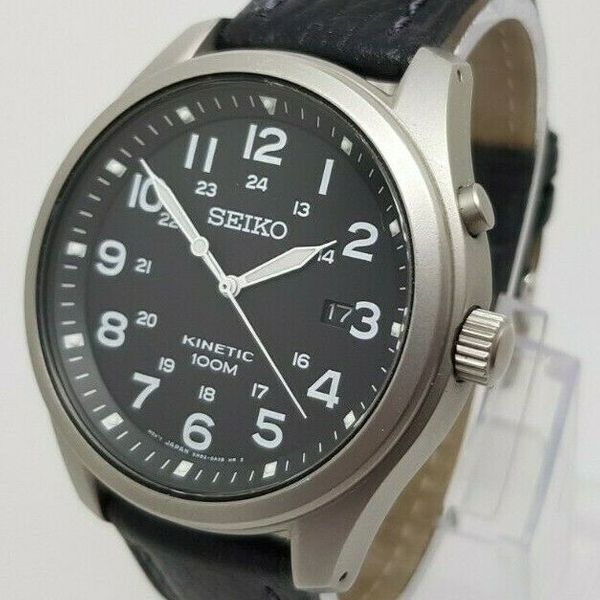 Mens Seiko Kinetic Watch - SKA727 (5M82-0AW0) | WatchCharts