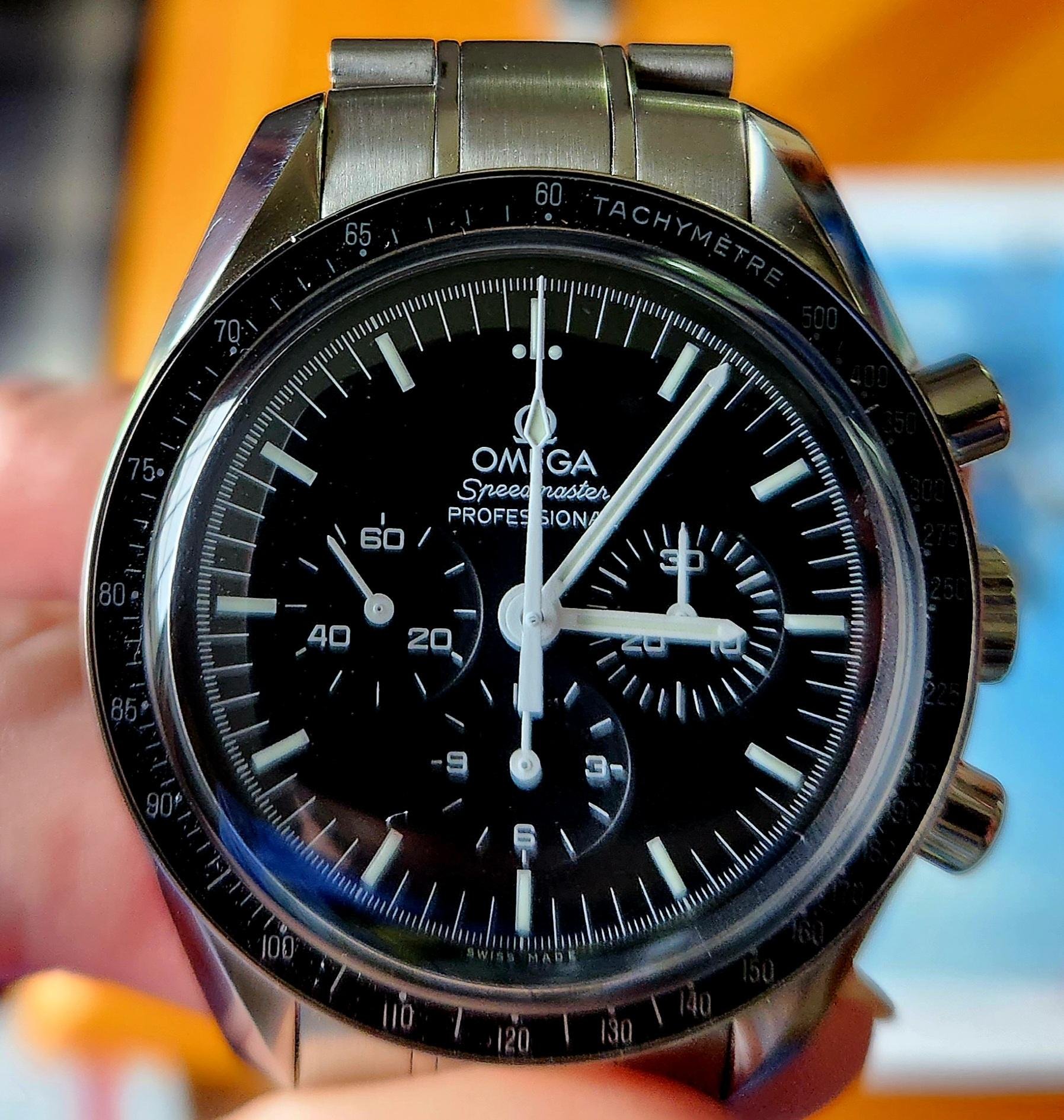 3 999 USD FS Omega Speedmaster 1861 Hesalite Big Box Serviced