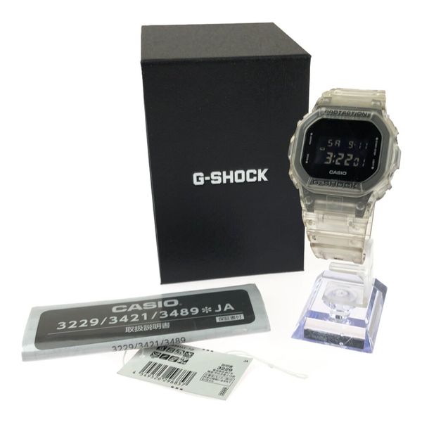 [Used] [Men] CASIO G-SHOCK Skeleton Series DW-5600SKE-7JF ANALOG ...