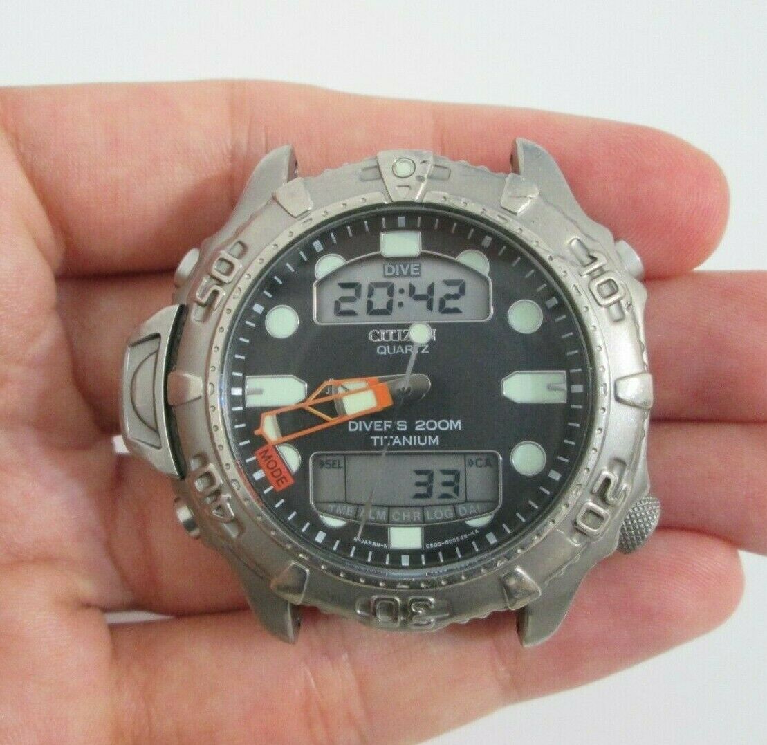 美品 CITIZEN C500 海猿 ダイバーズウォッチ アナデジ アクアランド 美品 CITIZEN C500 海猿 ダイバーズウォッチ アナデジ アクアランド