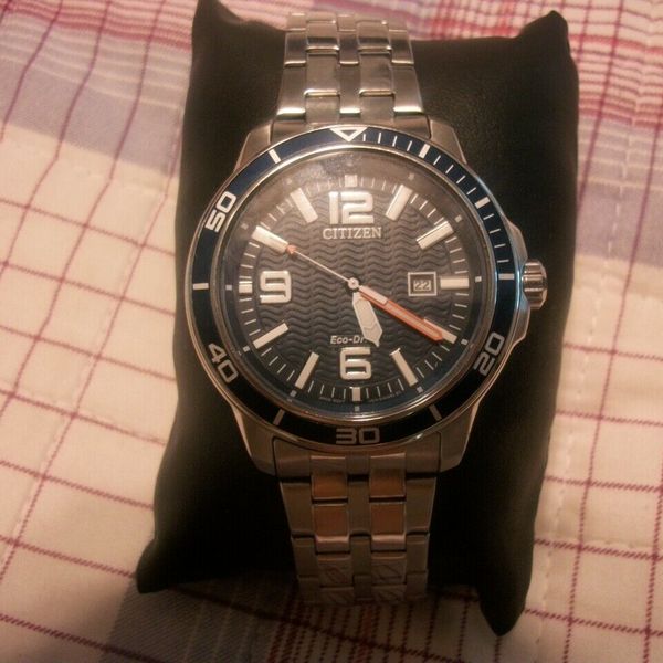 Citizen Eco drive water resistant 10 Bar Men's watch. WatchCharts