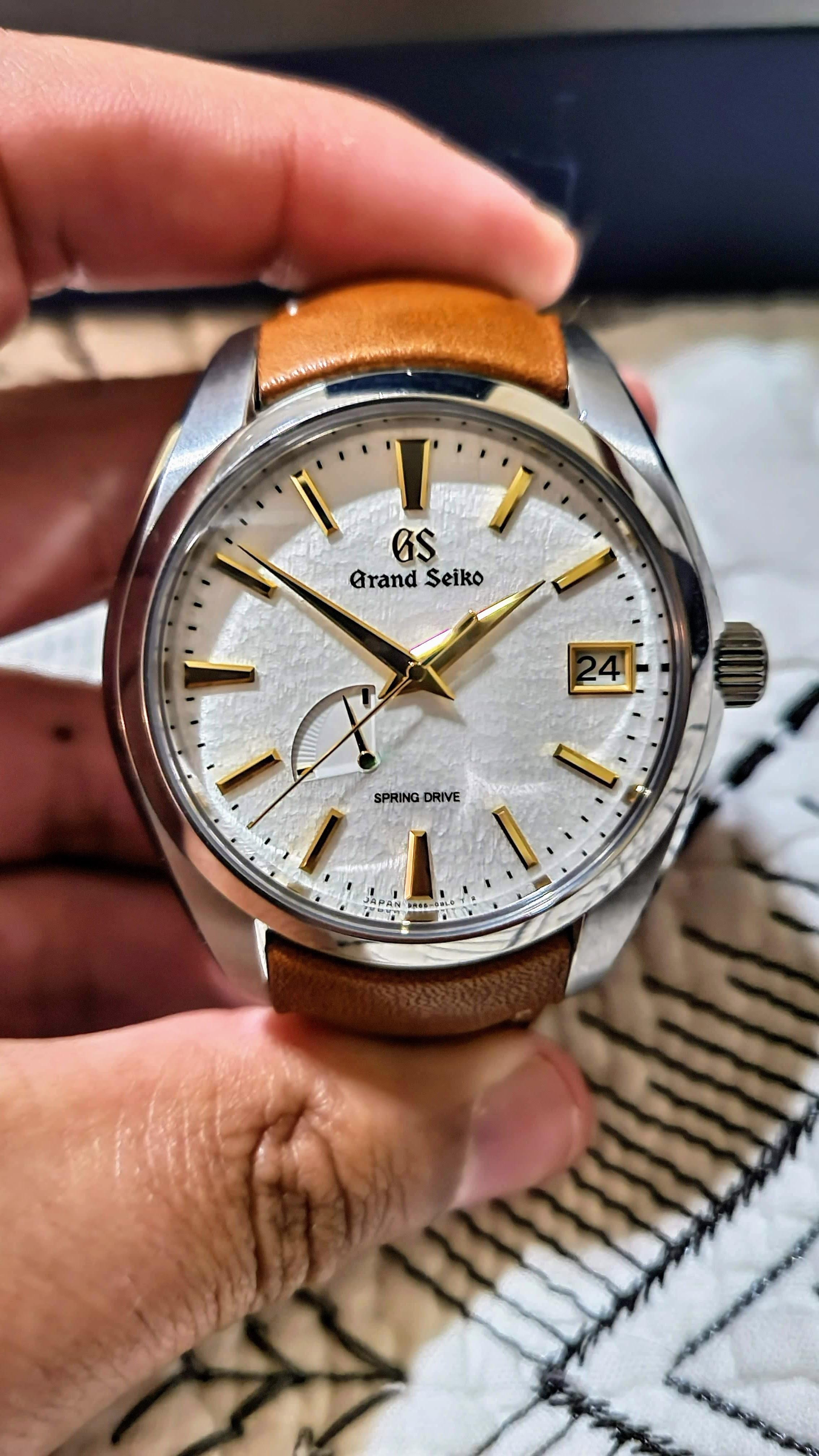 Grand seiko hotsell snowflake gold