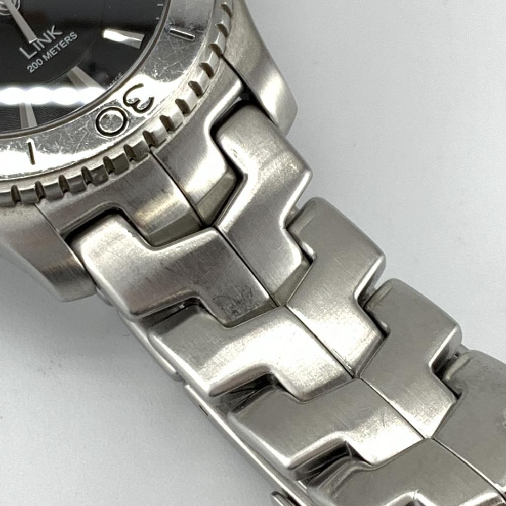Tag Heuer LINK 200m WJ1110 Black Dial Stainless Steel Watch