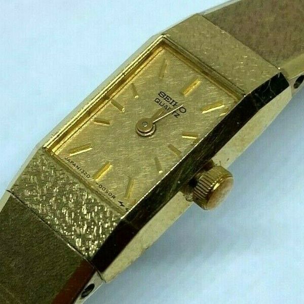 Nice Vintage Seiko 1320-5040 Lady Gold Tone Analog Quartz Watch Hour~New  Battery | WatchCharts