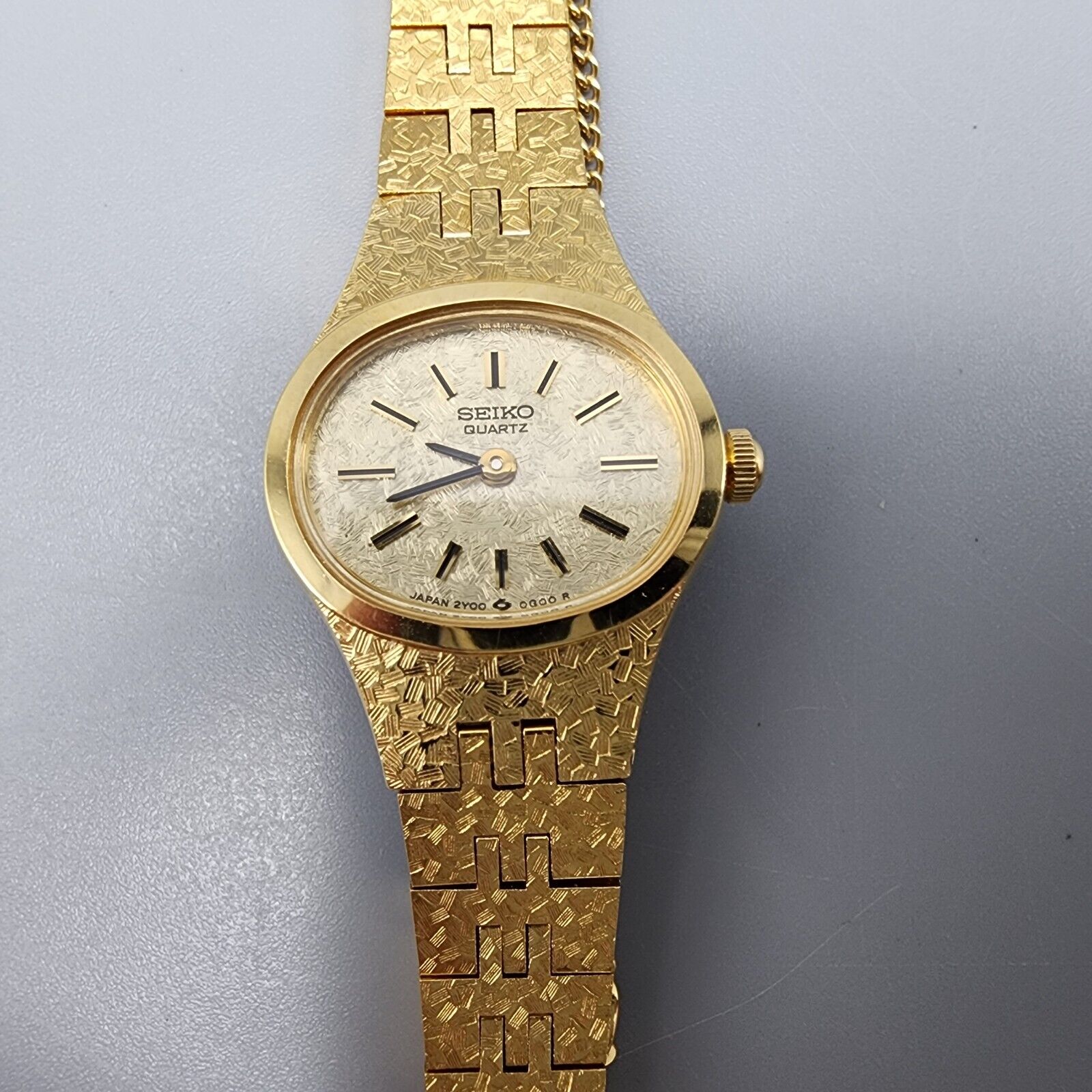 Seiko SQ 5Y23 8A69 A4 Men's Presidential Gold Plate Watch