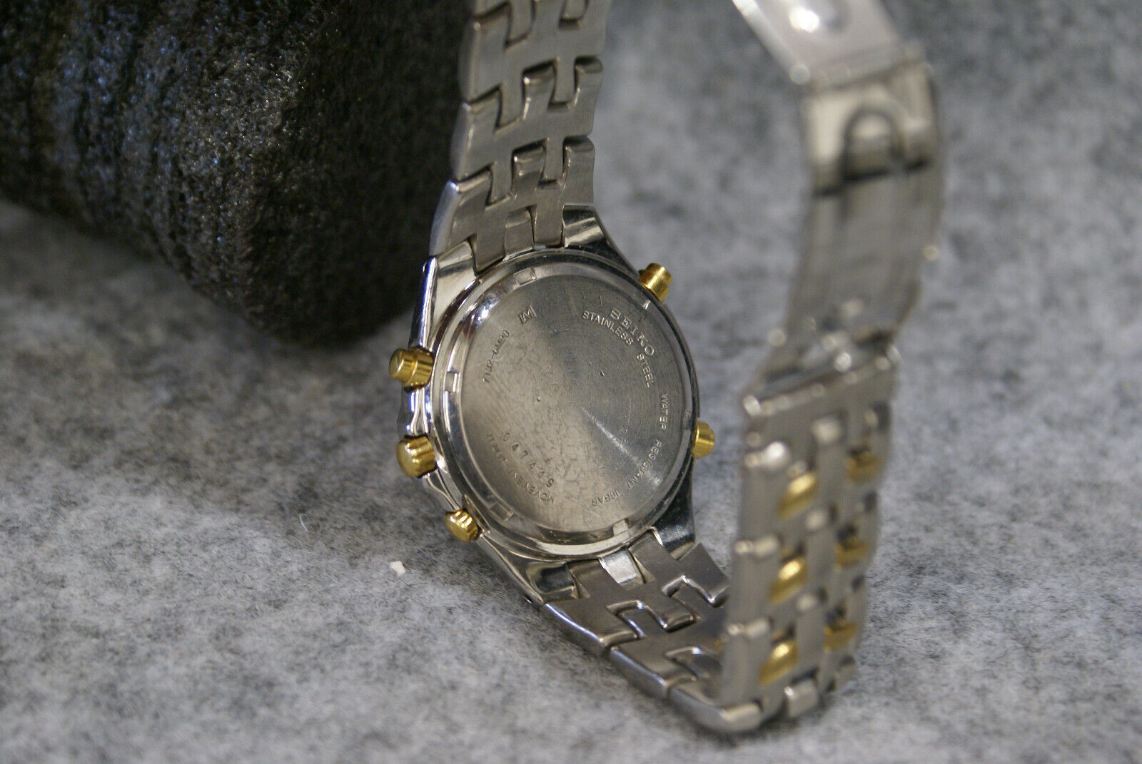 Seiko 7t32 6M90 Men Wristwatch, 