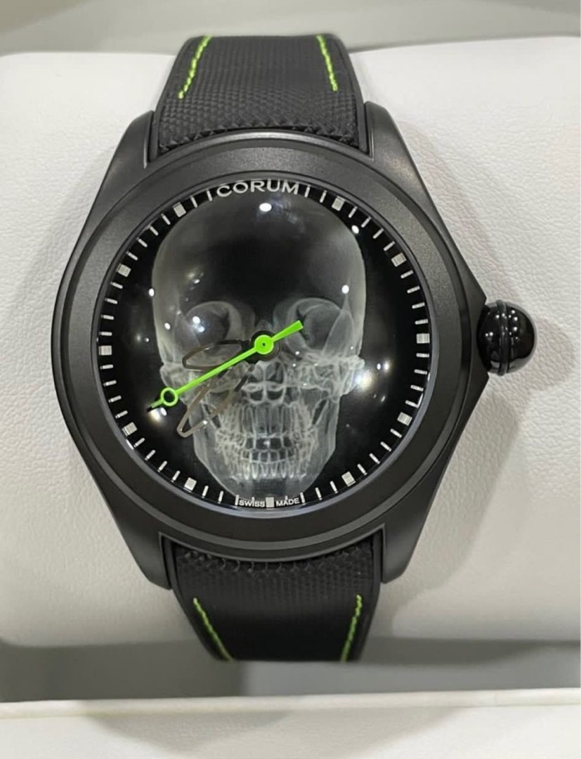 Last day Fire Sale BNIB OCT 2023 CORUM BUBBLE 47 SKULL X RAY