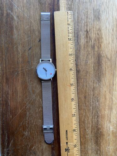 【激レア】MONDAINE モンディーン 腕時計 マリオ·ボッタ Mondaine SFMOMA Mario Botta Unisex Stainless Steel White