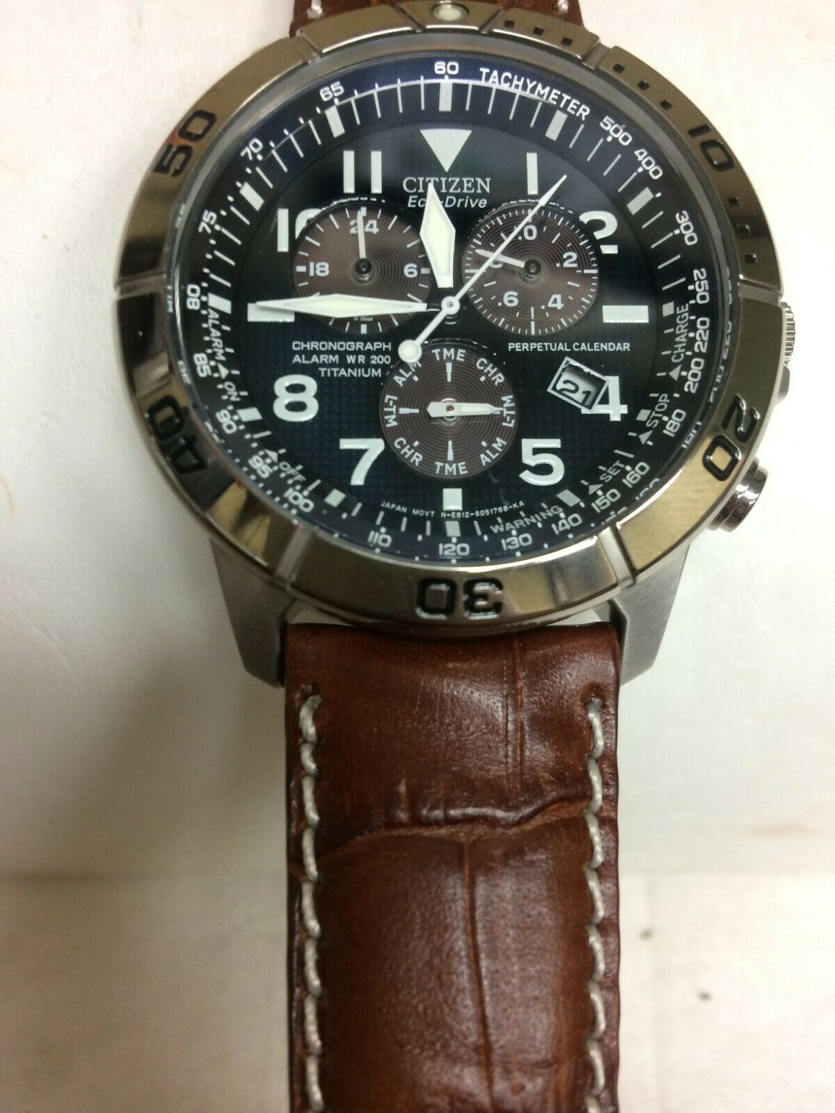 Citizen chronograph discount alarm wr 200