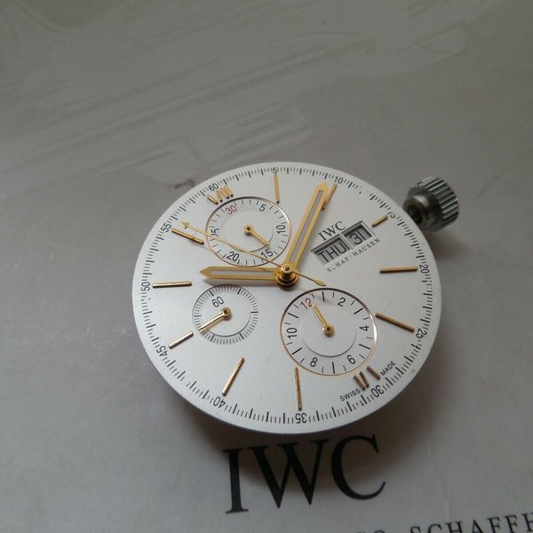 IWC PORTOFINO CHRONOGRAPH DAY/DATE DIAL WITH MOVEMENT PARTS OR