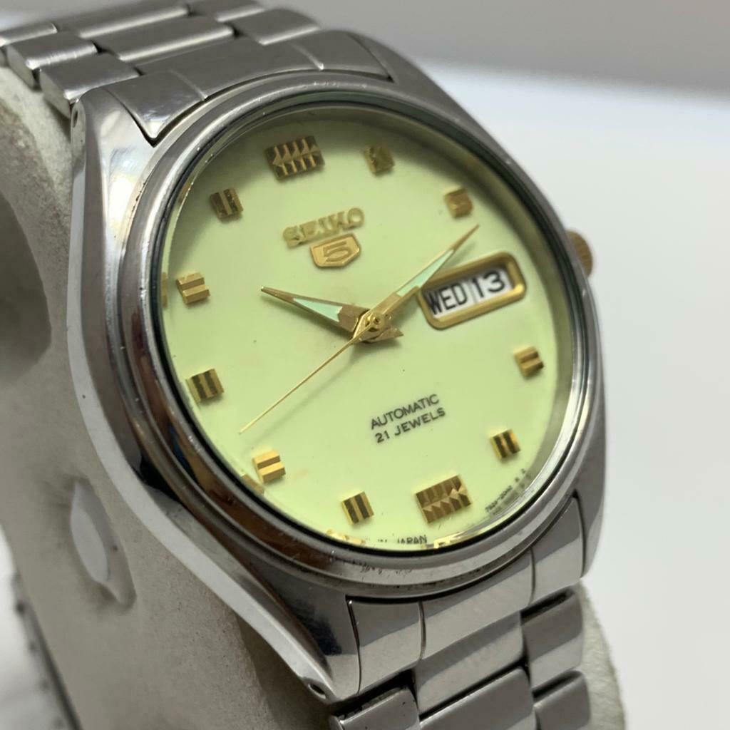 Vintage Seiko 5 Automatic Radium Dial Men's Watch 7S26-3040 Day/Date |  WatchCharts